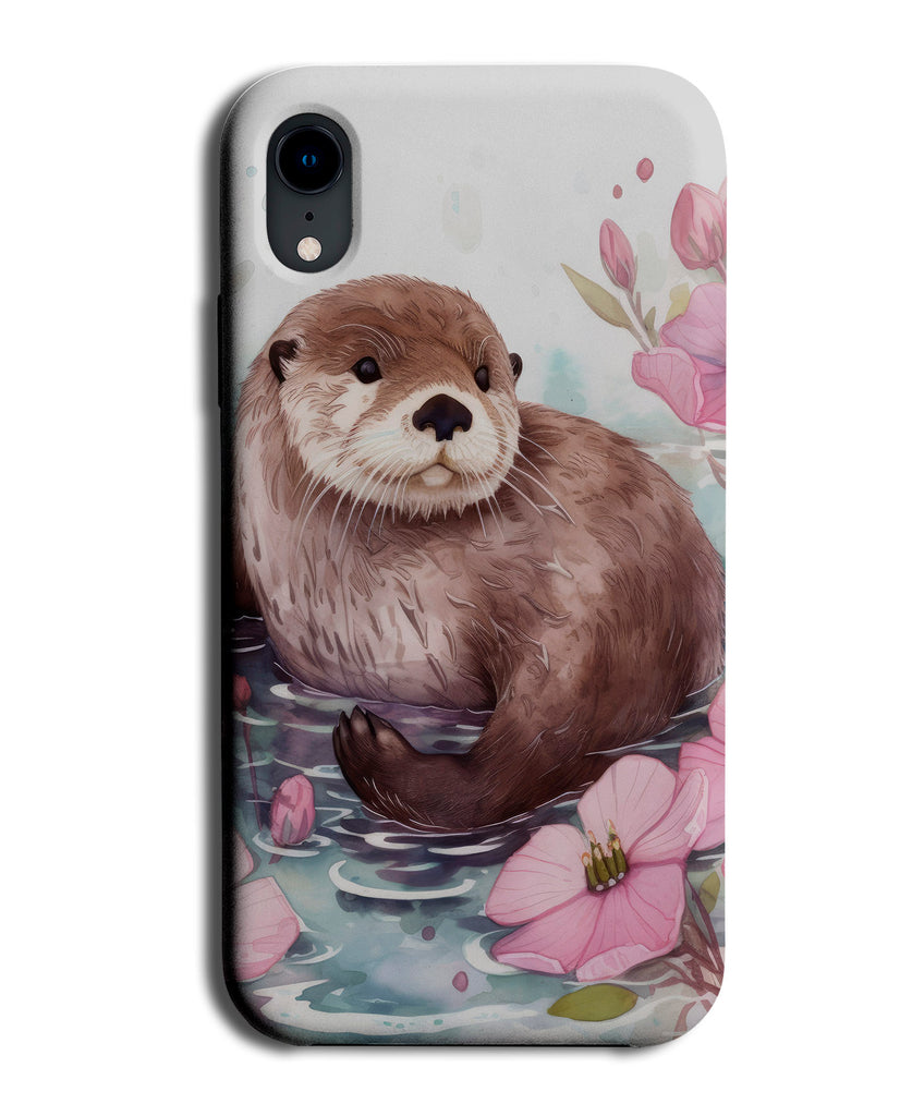 Watercolour Sea Otter Phone Case Cover Otters Animal Weasel Weasels River BW49