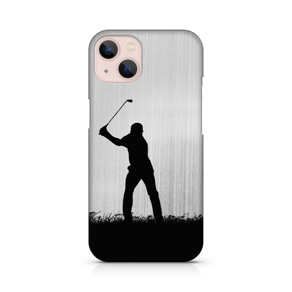 Golf Phone Case Cover Golfing Golfer Balls Present Silver Grey Coloured i696