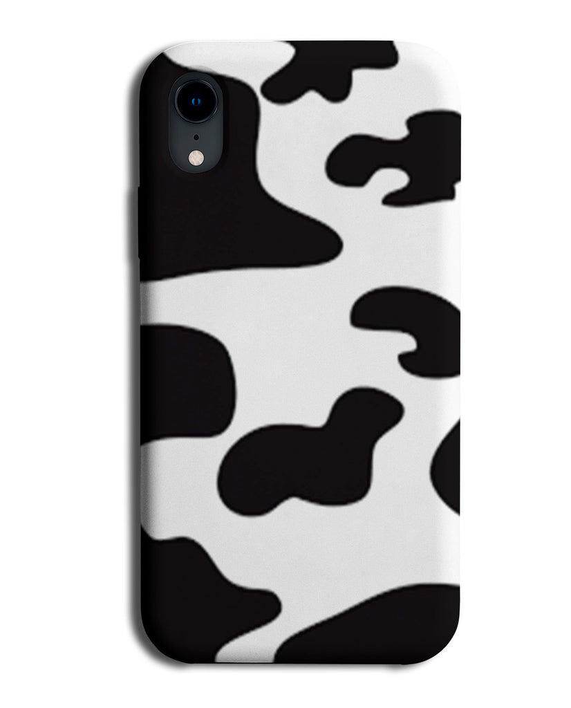 Black and White Cow Print Phone Case Cover Pattern Skin a201