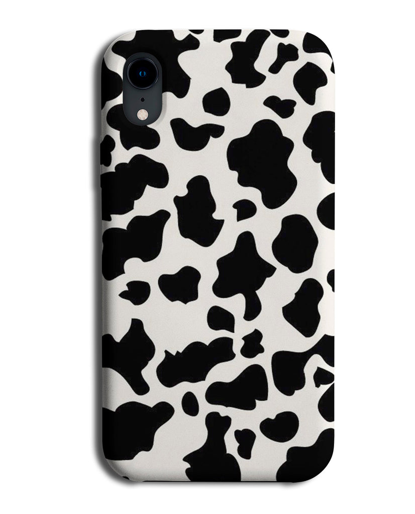 Black and White Cow Print Phone Case Cover Pattern Skin a204
