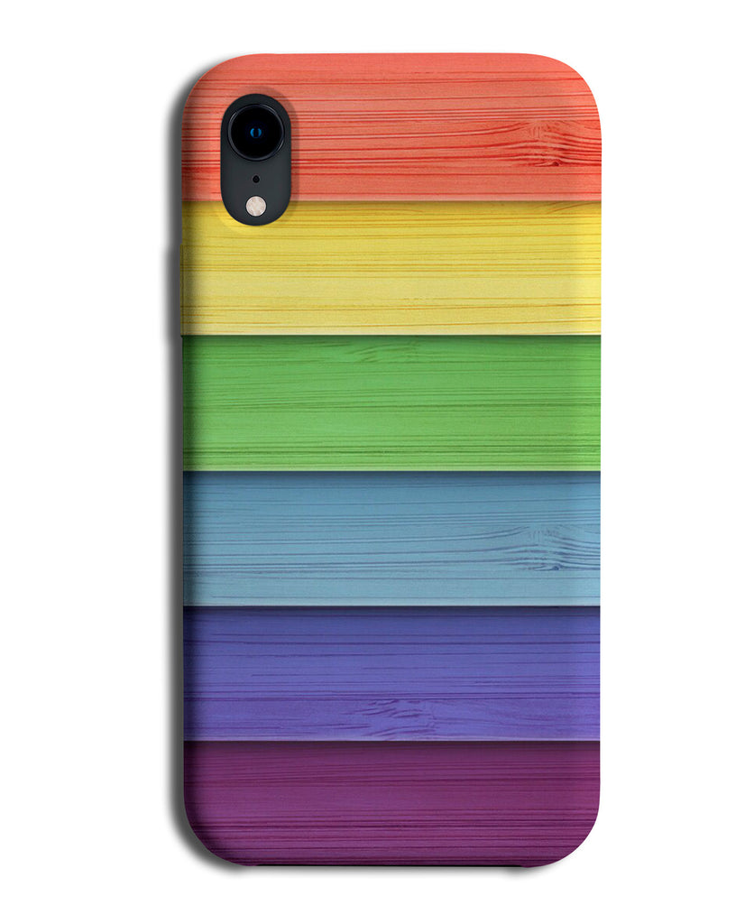 Colourful Wooden Design Phone Case | Wood Different Colours Multicoloured A830