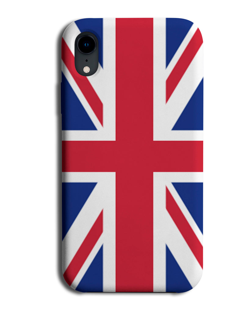 Big Union Jack Flag Phone Case Cover | Red White and Blue British English C345