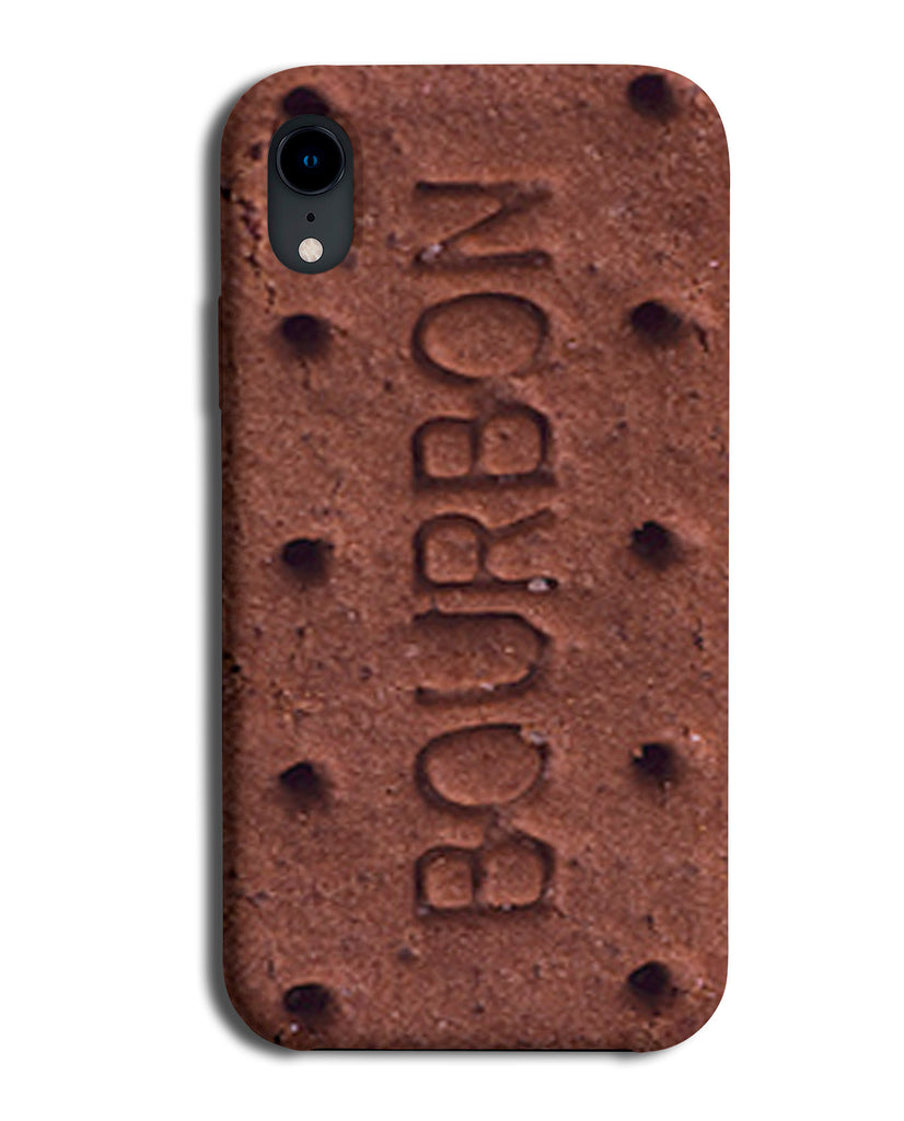 Bourbon Biscuit Phone Case Funny Retro iPhone Cover Novelty Brown