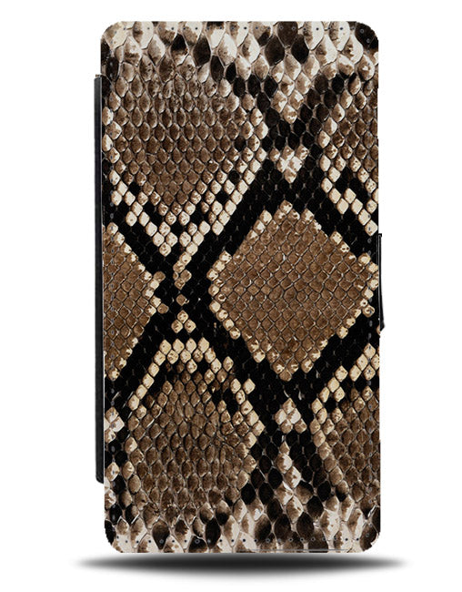 Reptile Skin Flip Phone Case Cover Wallet Snake Snakes Reptiles Python c253