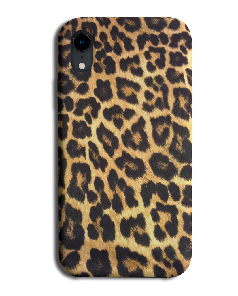 Leopard Print Phone Case Cover Skin Spots Pattern Design Picture Golden C762