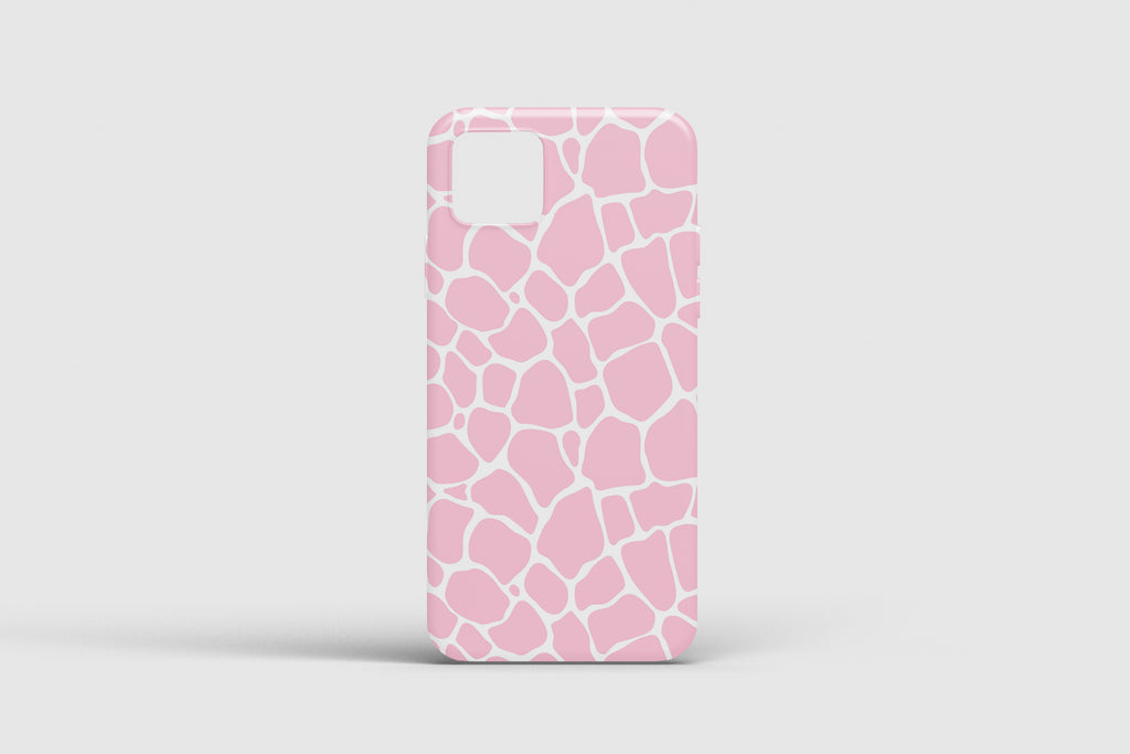 Pink Girraffe Shapes Phone Case Cover Animal Colour Coloured Giraffes Print F107