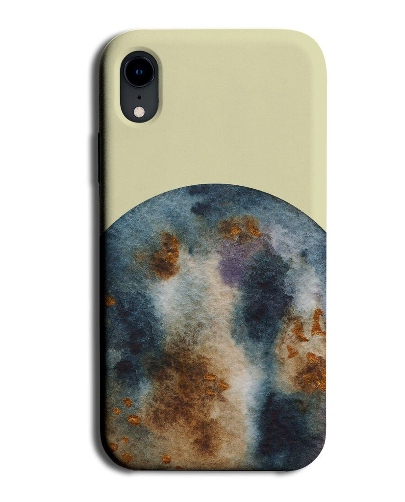 Abstract Moon Artwork Phone Case Cover Painting Print Moons Shape Sphere Q892D