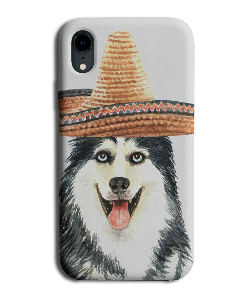 Mexican Siberian Husky Phone Case Cover Mexico Hat Sombrero Costume K756
