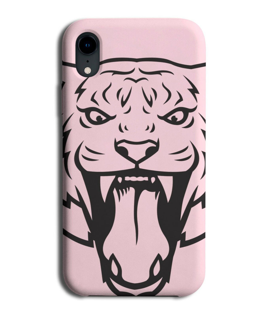 Sketched Tiger Outline Phone Case Cover Shape Symbol Shapes Silhouette K346