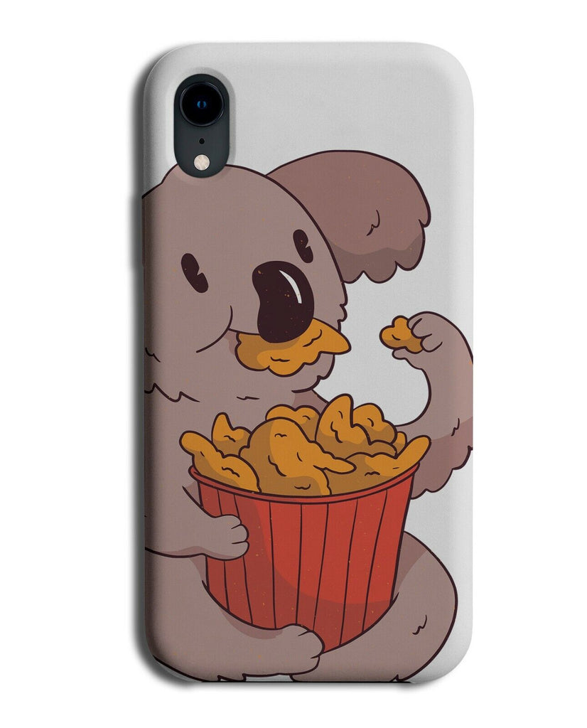 Koala Eating Chicken Nuggets Phone Case Cover Nugget Wing Wings Bucket Of J677
