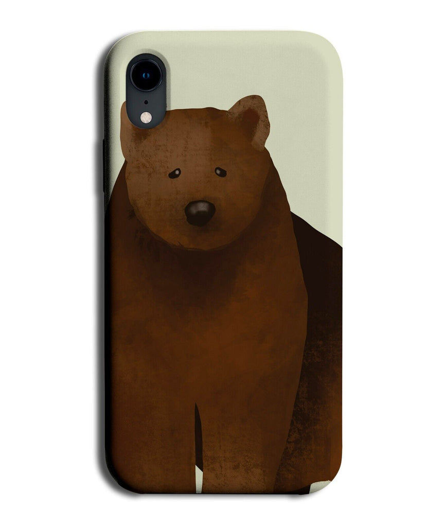 Watercolour Brown Bear Phone Case Cover Grizzly Bears Art Artwork Animal Q915E