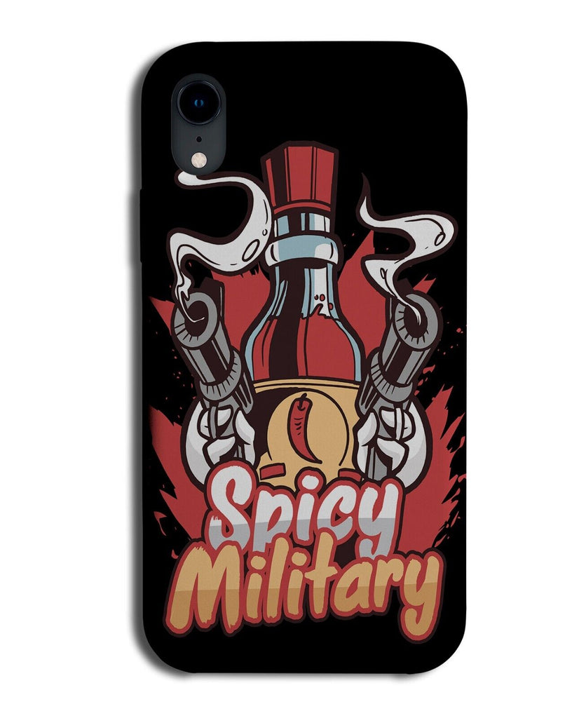 Spicy Military Phone Case Cover Funny Red Sauce Lover Gift Chilli Extra Hot P883