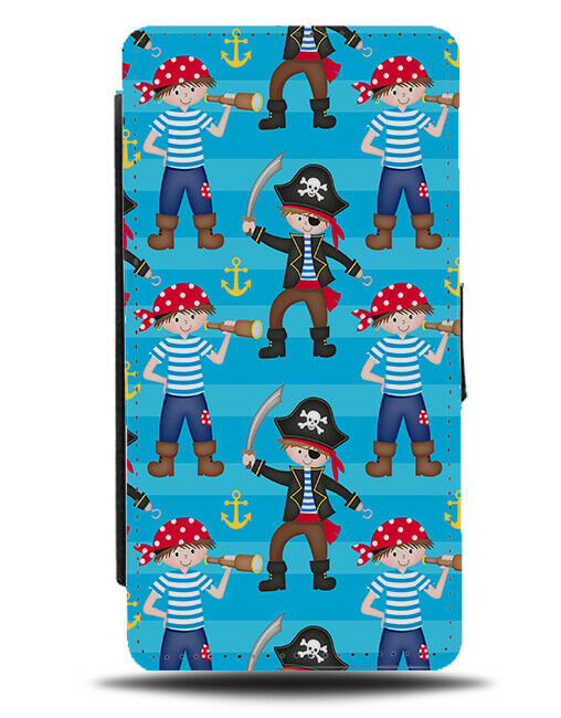 Little Boys Pirates Flip Wallet Case Pirate Character Characters Cartoon G263