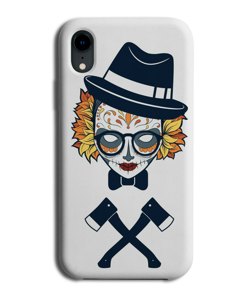 Fiery Haired Sugar Skull Woman Design Phone Case Cover Fire Hair Colour E141