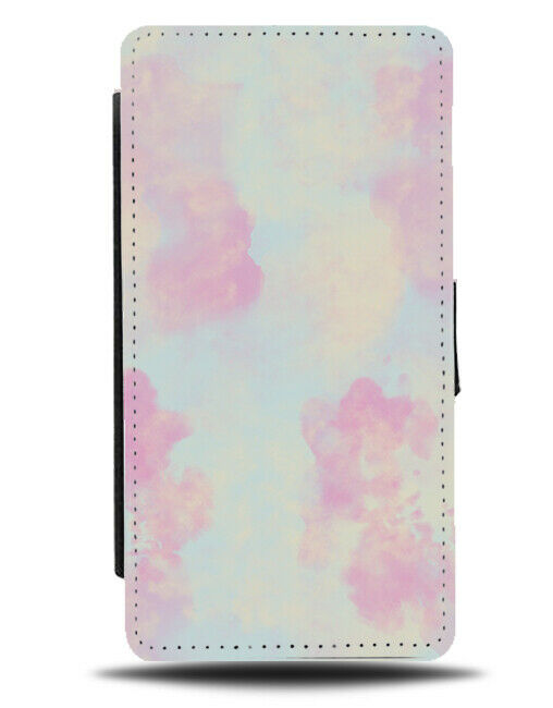 Smokey Tie Dye Flip Wallet Case Colours Shapes Smoke Painting Print L031
