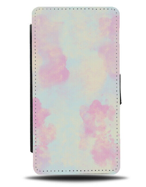 Smokey Tie Dye Flip Wallet Case Colours Shapes Smoke Painting Print L031