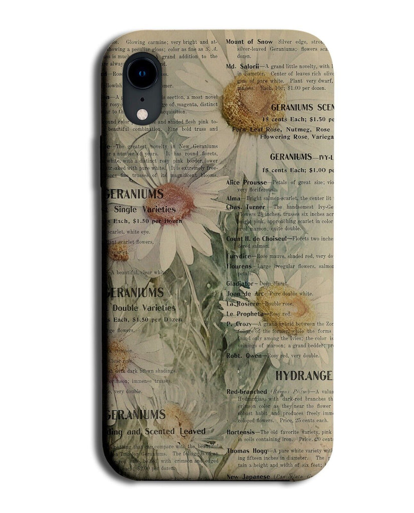 Vintage Daisies Journal Print Picture Phone Case Cover Daisy Journals Girls BC34
