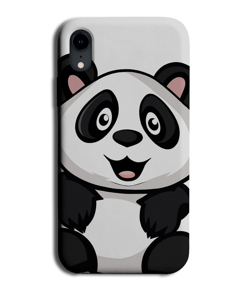 Funny Pandas Face Phone Case Cover Comic Cartoon Character Illustration BG51