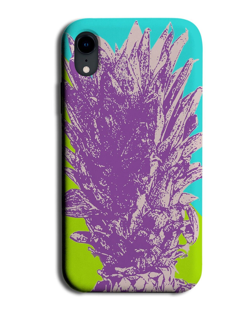 Green and Blue Retro Pineapple Art Phone Case Cover Pineapples Top Art CJ37