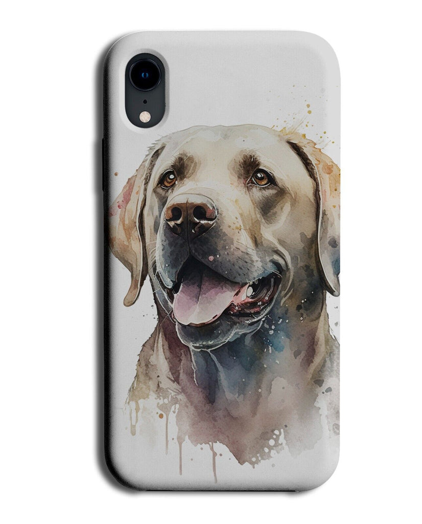 Black Labrador Oil Painting Print Phone Case Cover Paint Labradors Dark AA16