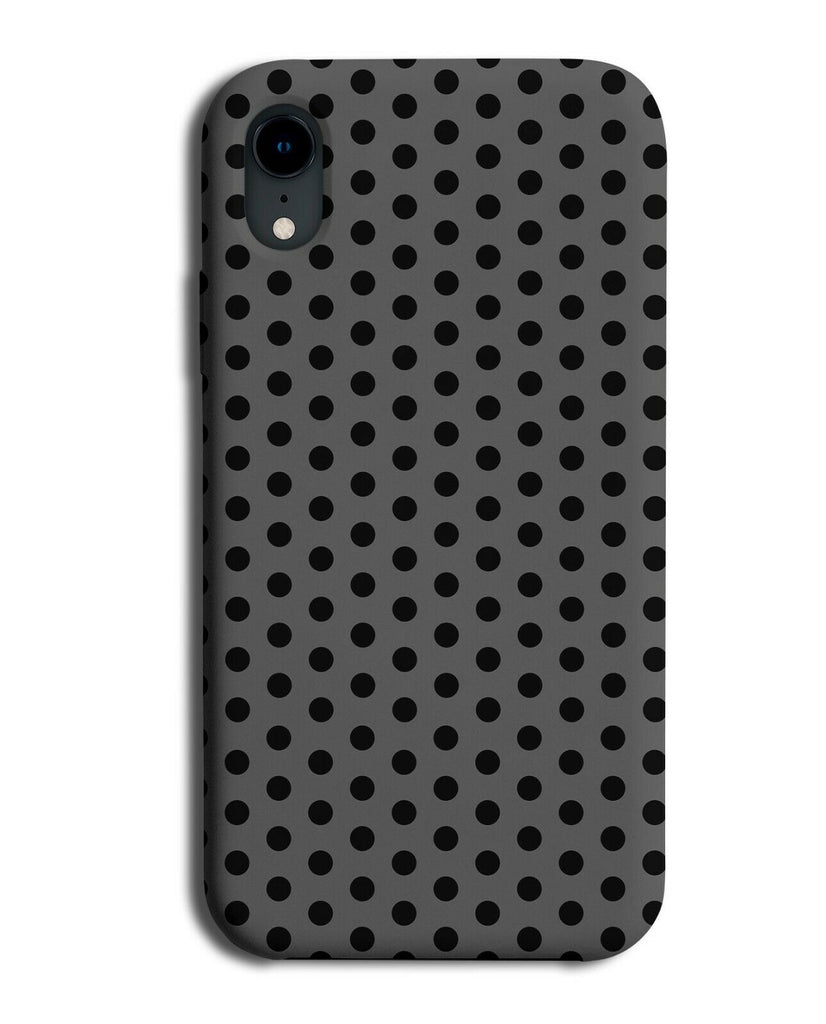 Black and Grey Small Polka Dots Phone Case Cover Dot Dotted Patterning G575