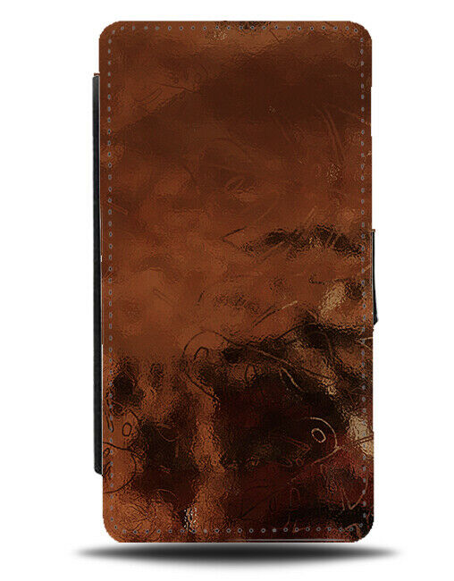 Fiery Smoke Pattern Flip Wallet Case Abstract Stylish Picture Fire Brushes F881