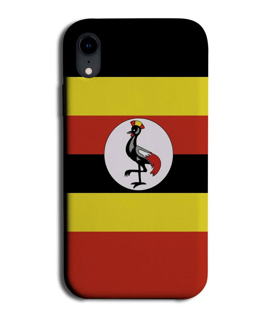 Uganda Country Flag Phone Case Cover Ugandan Bird Symbol Flags Pattern P3772
