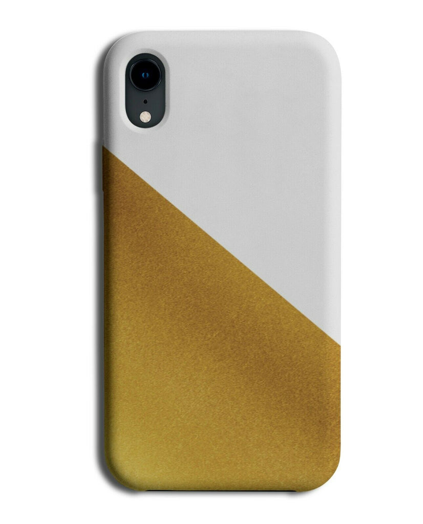 White and Gold Colour Phone Case Cover Colours Girls Golden Print i357