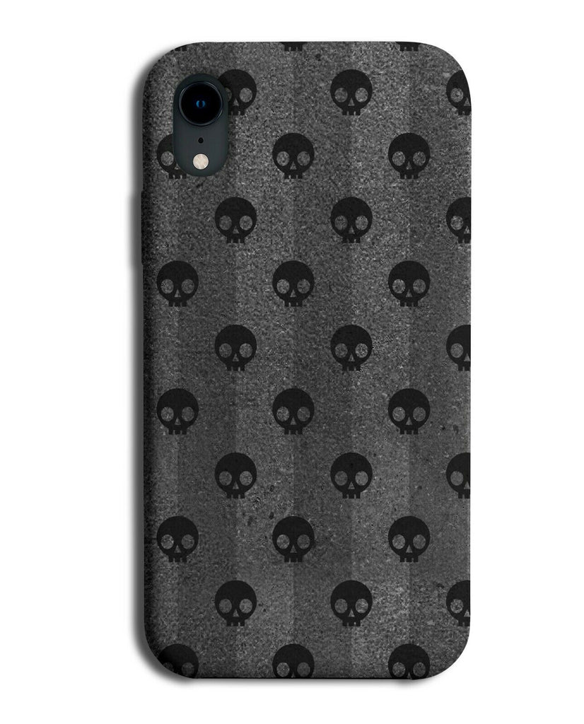 Dark Gothic Skull Pattern Phone Case Cover Skulls Heads Head Skeleton G056