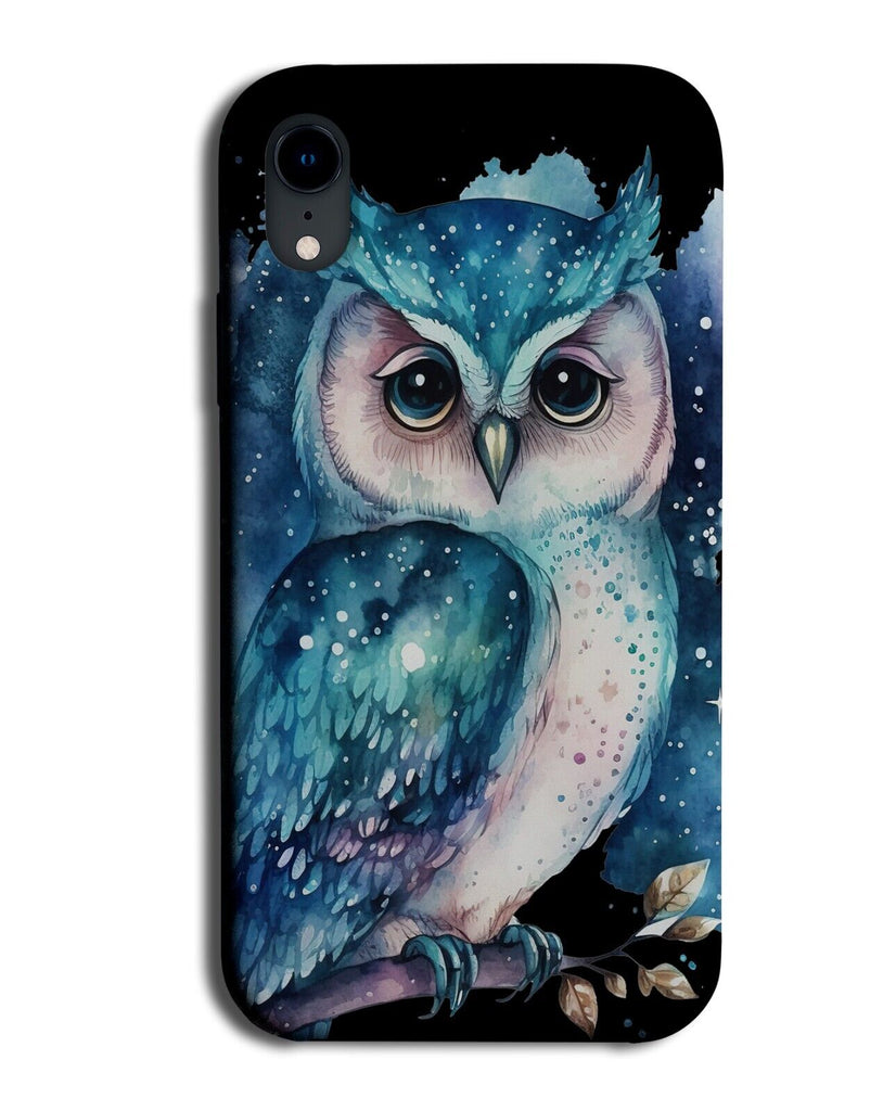 Blue Fantasy Nightowl Phone Case Cover Night Owl Dreams Dream Owls Stars BR28
