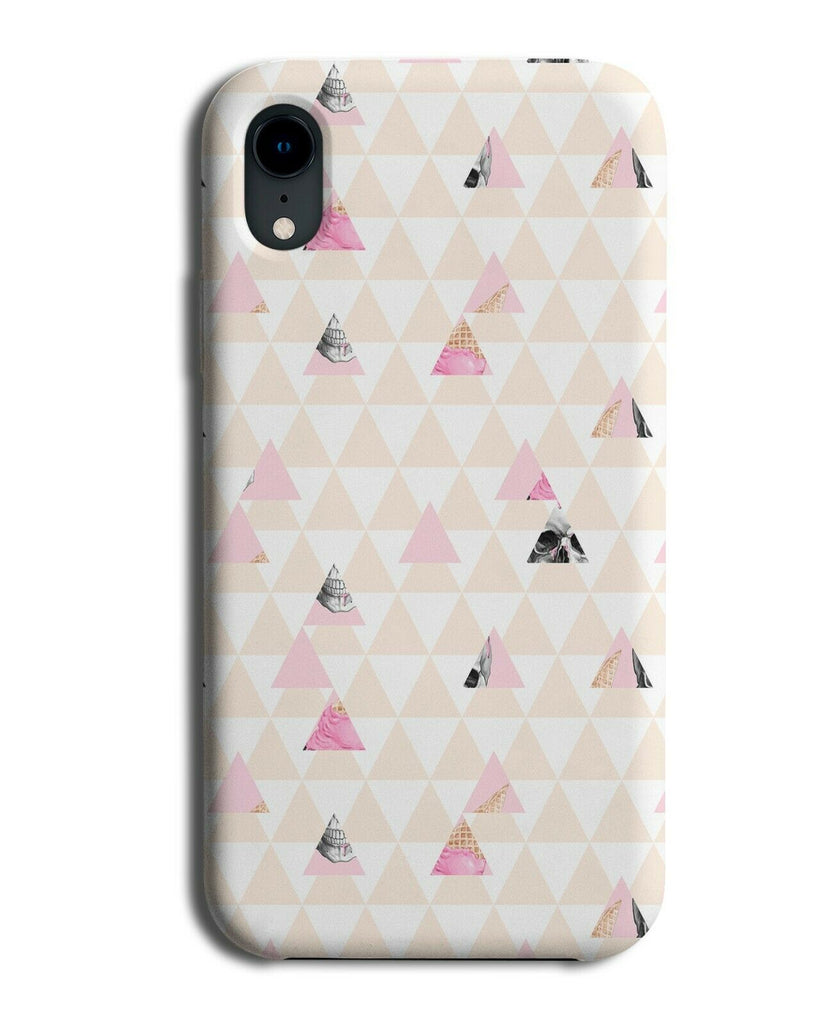 Pastel Pink Phone Case Cover Coloured Retro Geometric Girls Stylish Design F828