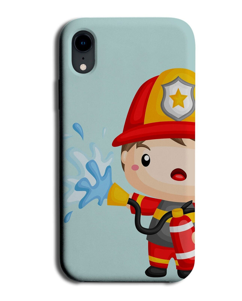 Kids Fireman Phone Case Cover Children's Fireman's Fire Man Boys Childs Q818A