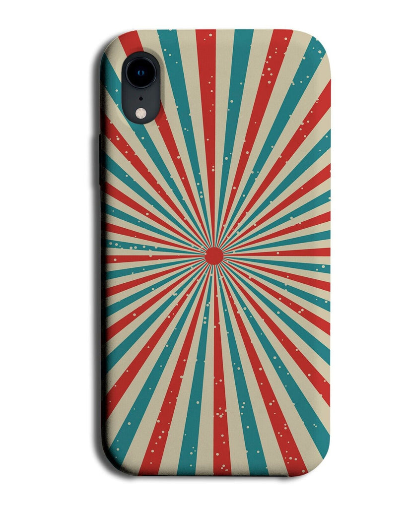 Comic Book Sunburst Spiral Phone Case Cover Ray Rays Retro Style Look Theme Q844