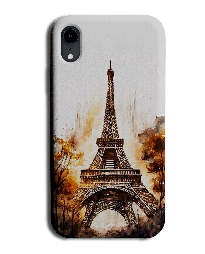 Eiffel Tower Phone Case Cover Paris Watercolour Landmark Building Structure P386