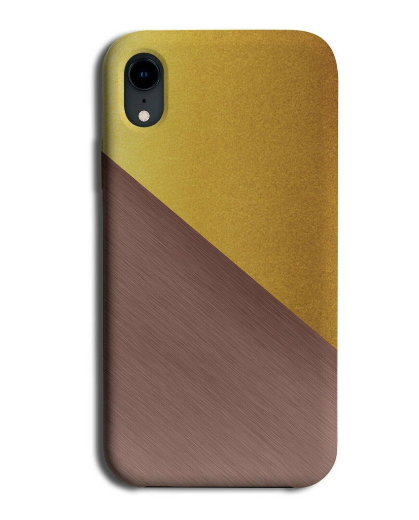 Gold and Rose Gold Phone Case Cover Golden Coloured Stylish Printed Print i435