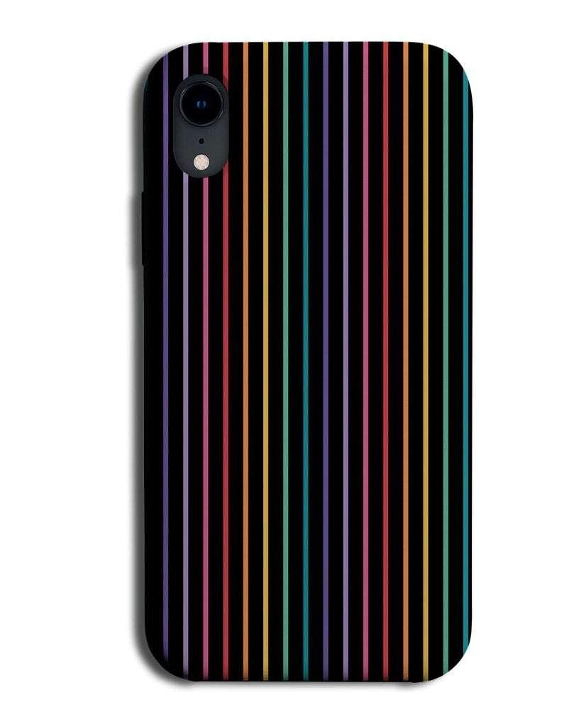 Neon Colourful Lines Phone Case Cover Bar Bars Stripes Rainbow Multicolour CL20