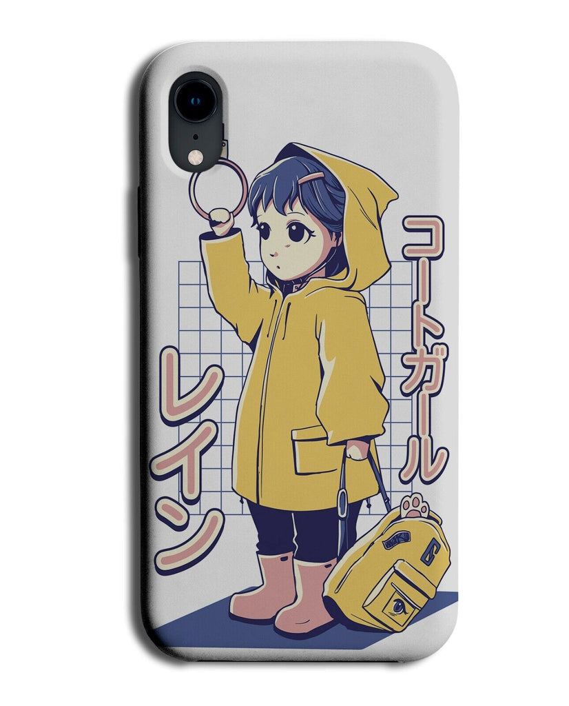 Anime Horror Kid In Yellow Raincoat Phone Case Cover Rain Coat Jacket Kids P458