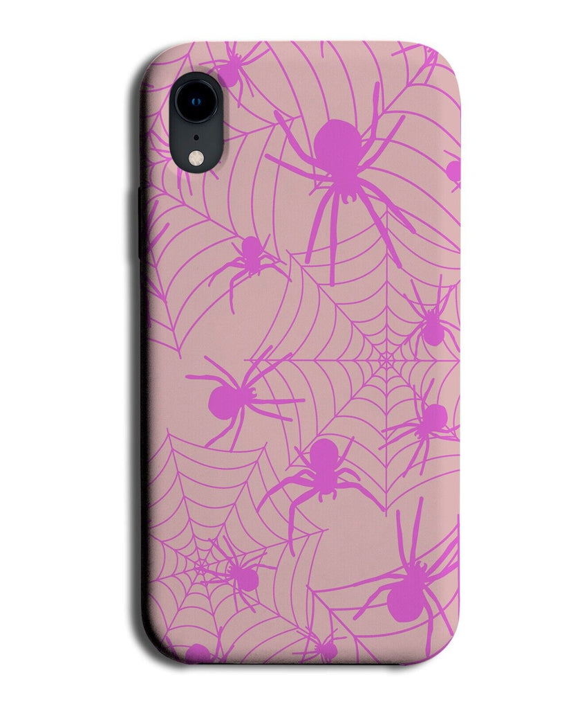 Hot Pink Spiderweb Phone Case Cover Spidersweb Spiders Web Girls Girl Spide BT66
