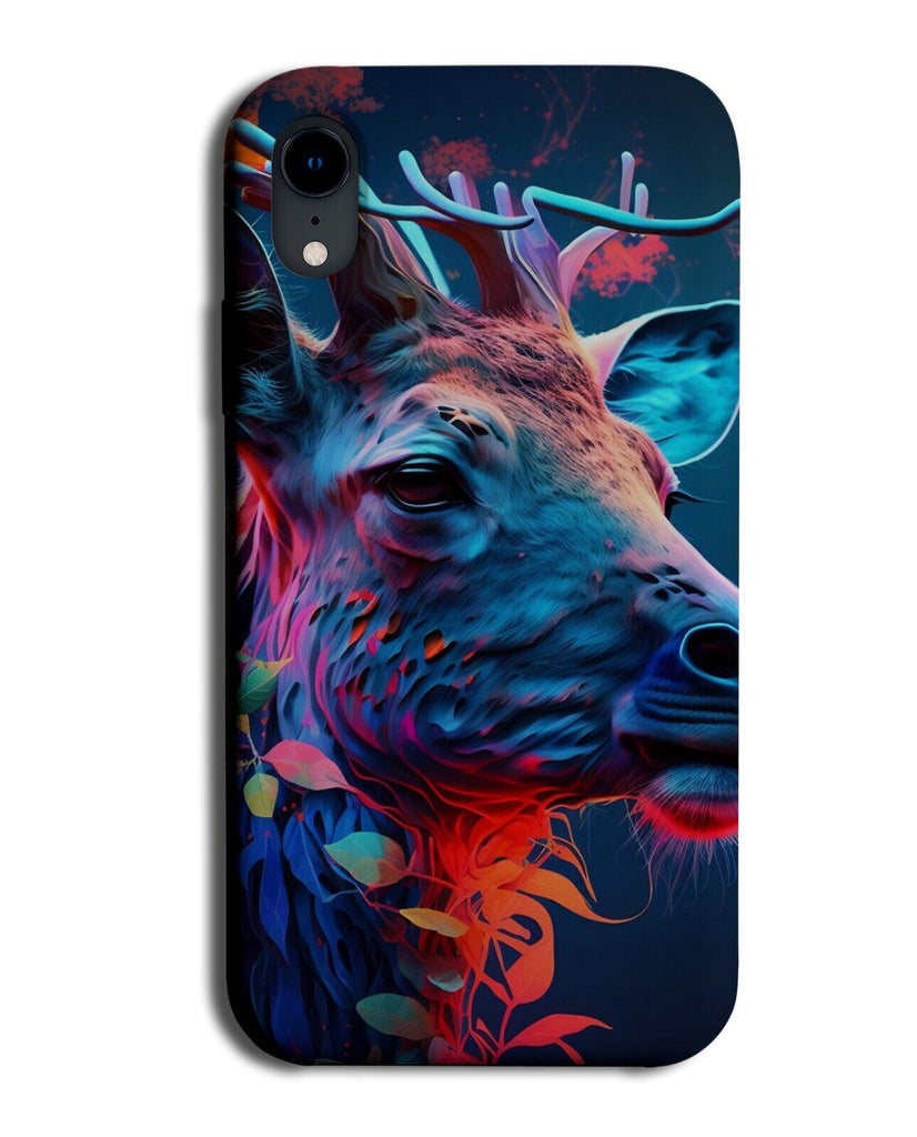Artistic Reindeer Picture Phone Case Cover Photo Image Reindeers Colourful AC22