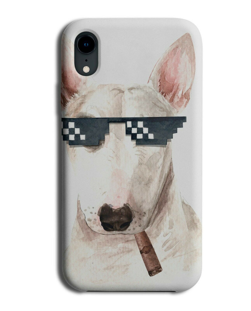 Thug Life Bull Terrier Phone Case Cover Dog Dogs Funny Gangster K508