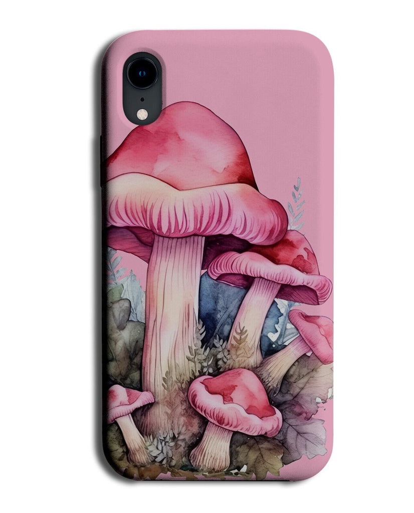 Pink Forrest Mushrooms Phone Case Cover Mushroom Nature Woodland Girls CU45