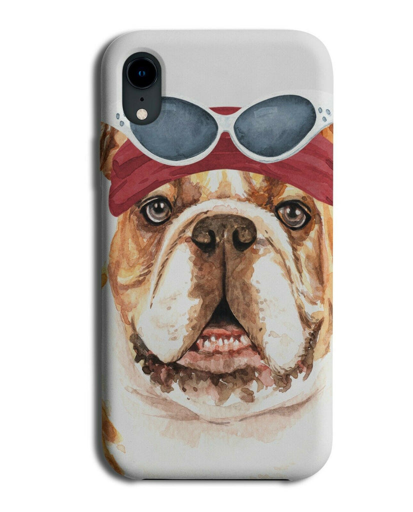 Hippy British Bulldog Phone Case Cover Stylish Fashion Picture 60s 70s K682