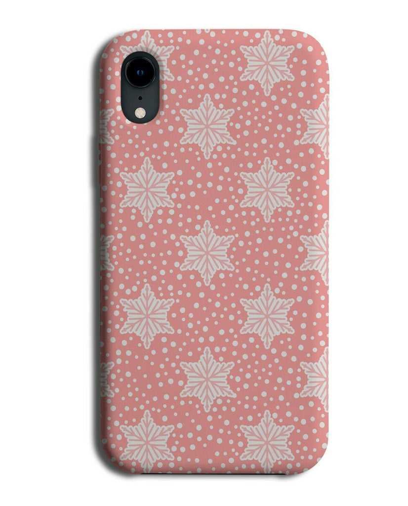 Pink Girls Christmas Jumper Design Phone Case Cover Snowflake Snowflakes H855