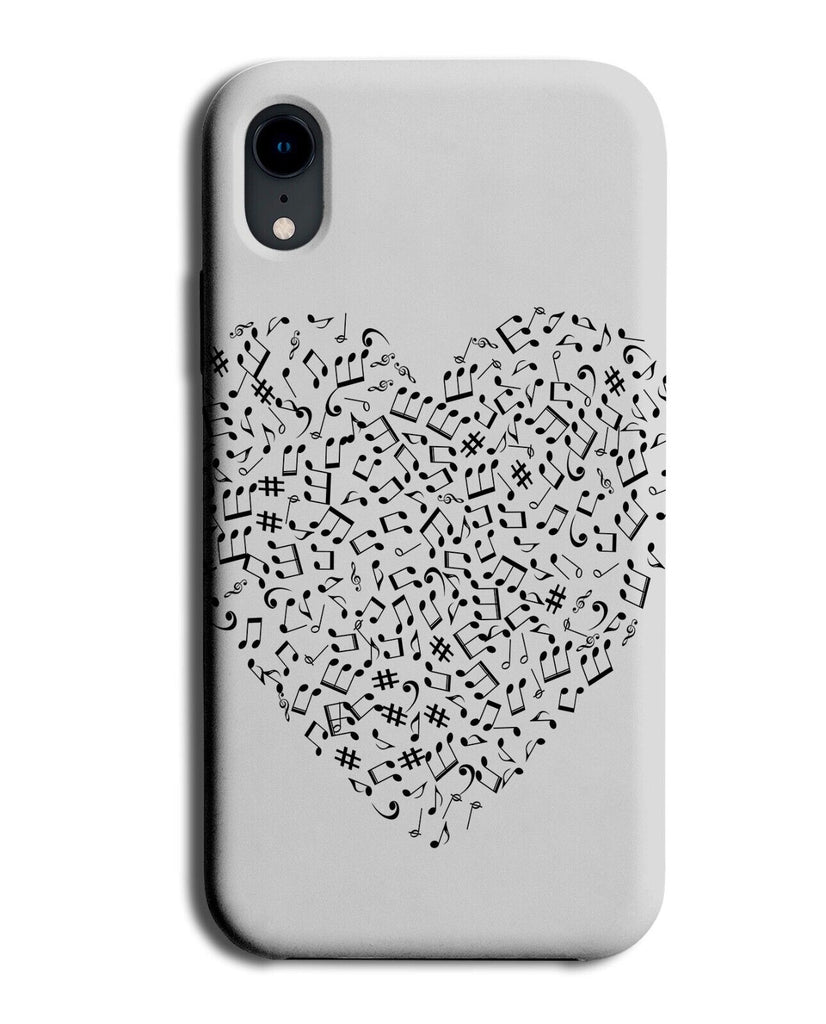 Music Notes Symbols Love Heart Phone Case Cover Shape Scores Shapes Musical BQ74