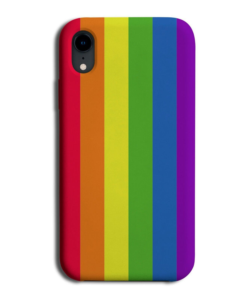 Colourful Rainbow Flag Phone Case Cover Stripes Striped Multicoloured Pride K206