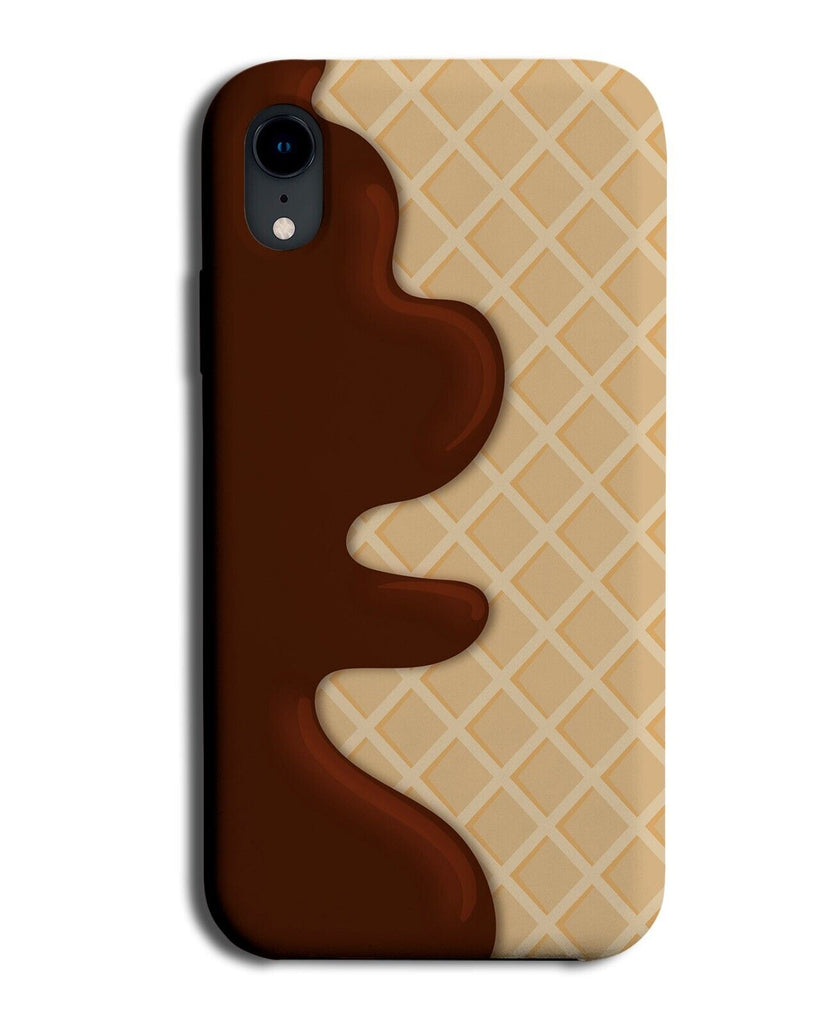 Melting Chocolate Ice Cream Phone Case Cover Choc Cone Novelty Cool Food P892