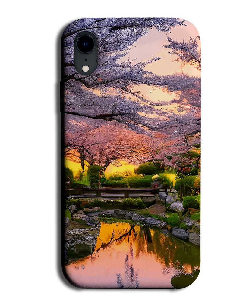 Japanese Gardens Photograph Phone Case Cover Lake River Chinese Tree Trees BF49