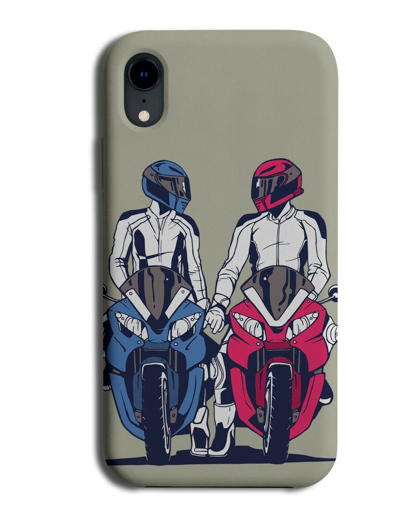 Motbrike Twins Phone Case Cover Funny Bromance Bikers Biking Motorbikes J834
