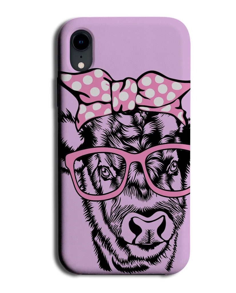 Retro 60s America Cow Housewife Funny Phone Case Cover House Wife Polka Dot AB04