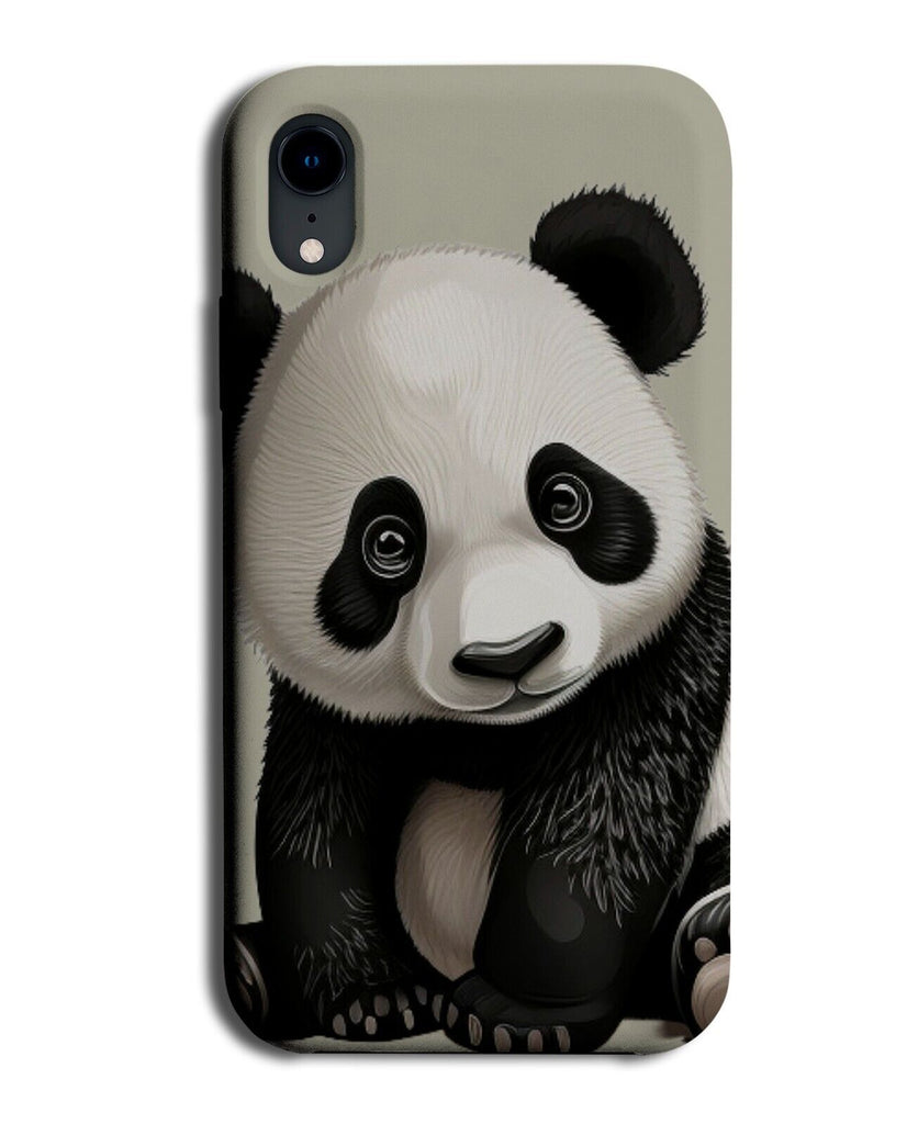 Sad Panda Face Phone Case Cover Adorable Picture Giant Pandas Eyes Eye BF44